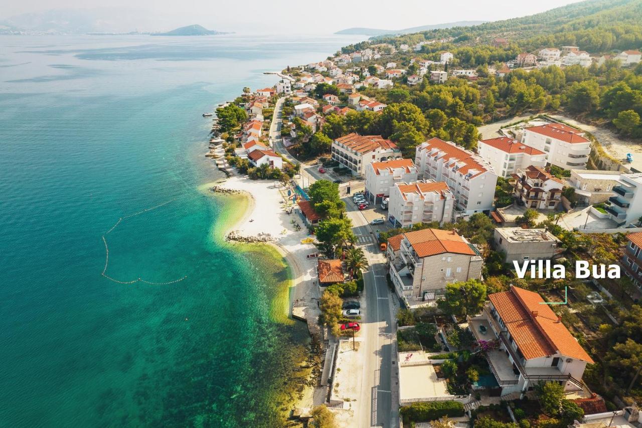 Villa Bua - Beautiful Seafront Apartments Trogir Eksteriør bilde